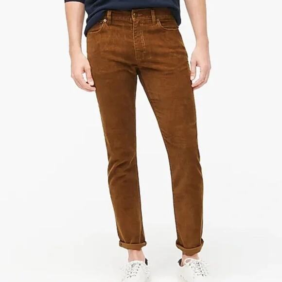 J Crew Men's Slim Fit Flex Corduroy Pants Size 36x32 - Picture 1 of 6